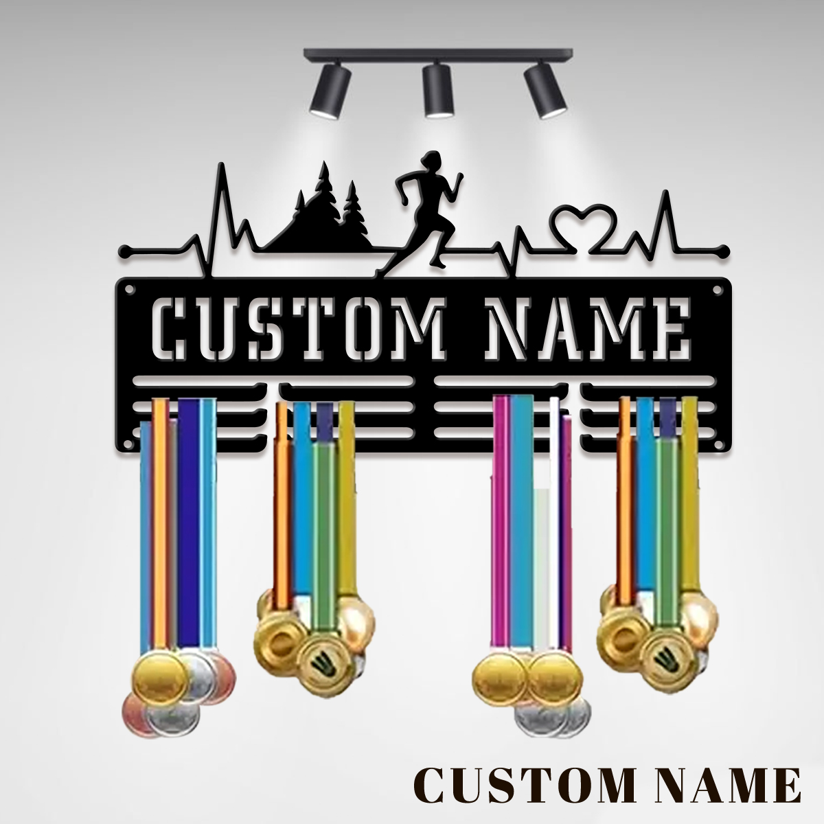 Wedding Party Supply - Expositor de Medallas Deportivas de Metal