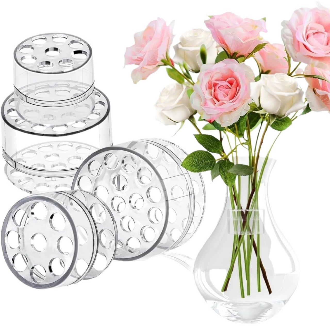 Flower Girl Basket - Soporte en Espiral para Tallos de