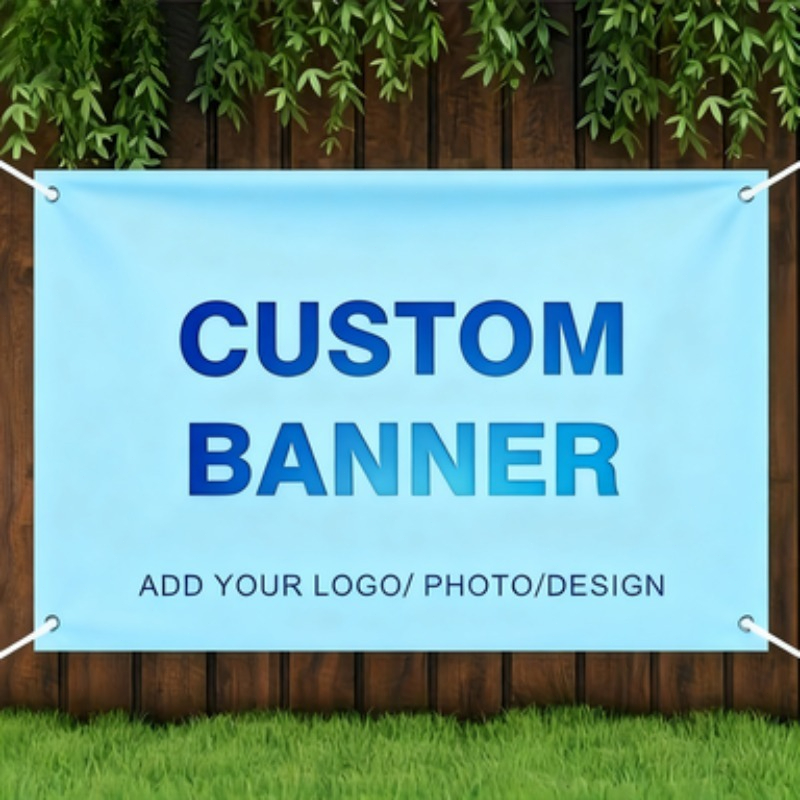 Wedding Party Supply - Banners Fotográficos Personalizables con Ojales en