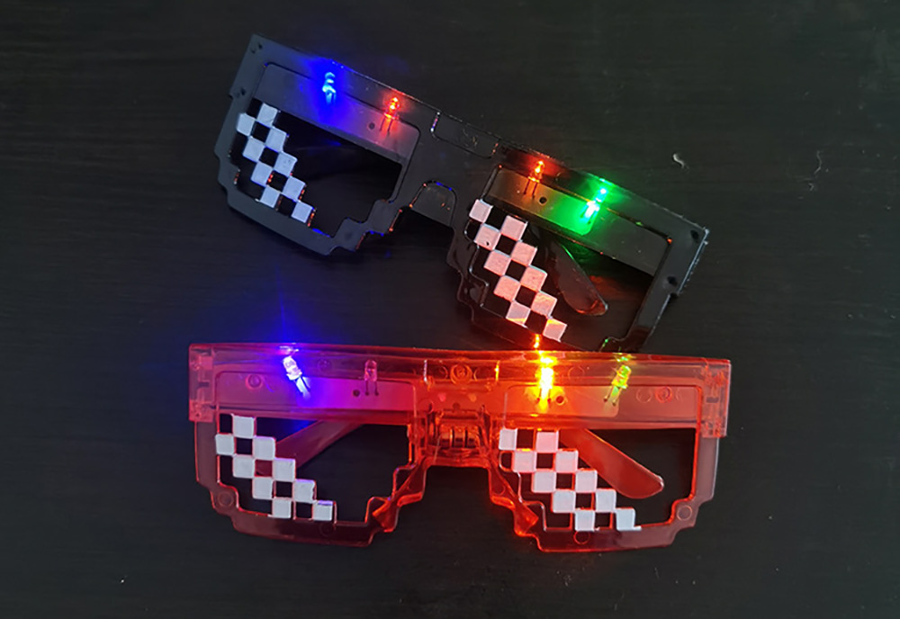 Gafas de mosaico LED 10/20/30, - Wedding Supply In Bulk reseña y precio