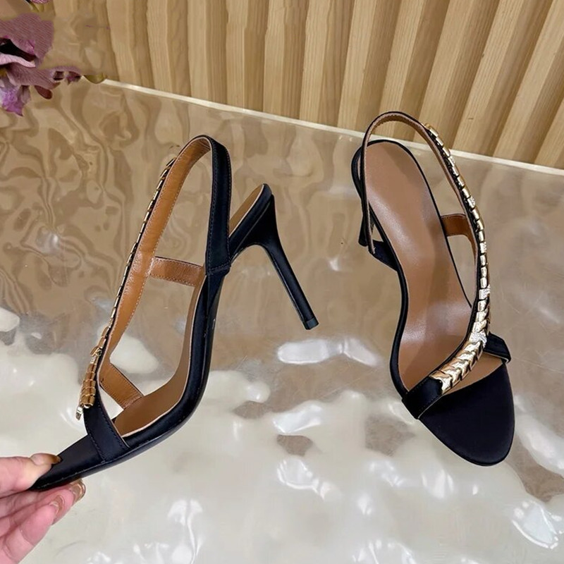 Sandalias de gladiador de saté - Wedding Super reseña y precio