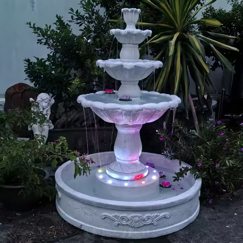 Fuente de agua de tres pisos e - Wedding Fountain reseña y precio