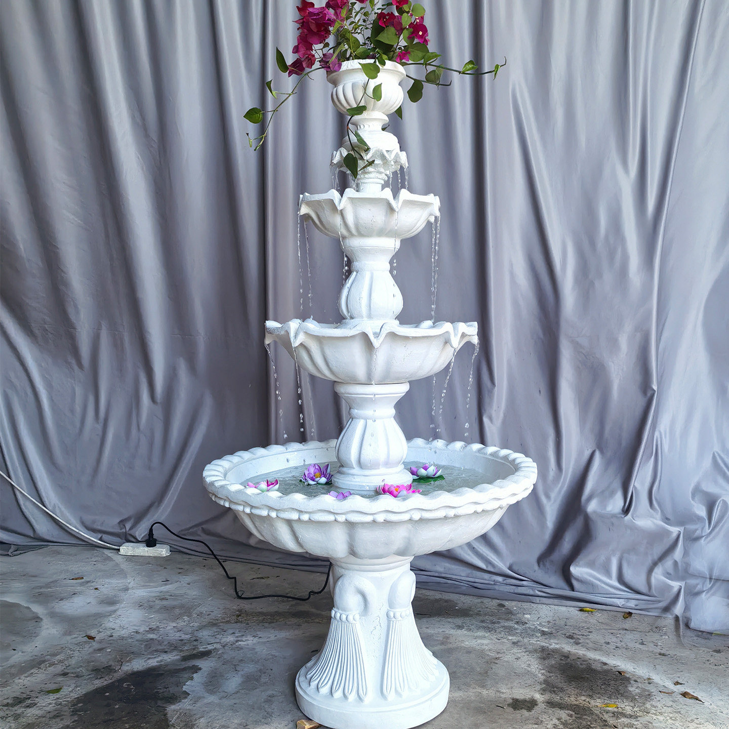 Fuente de agua de tres pisos e - Wedding Fountain reseña y precio