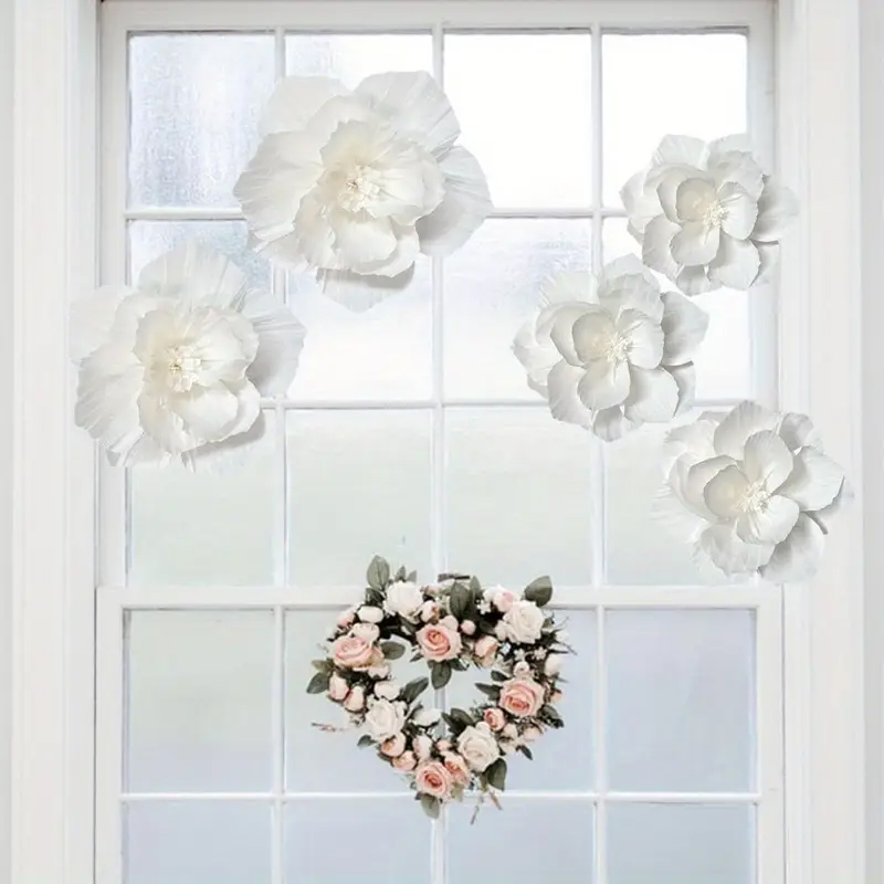 5 paquetes de flores de papel  - Wedding Power Supply reseña y precio