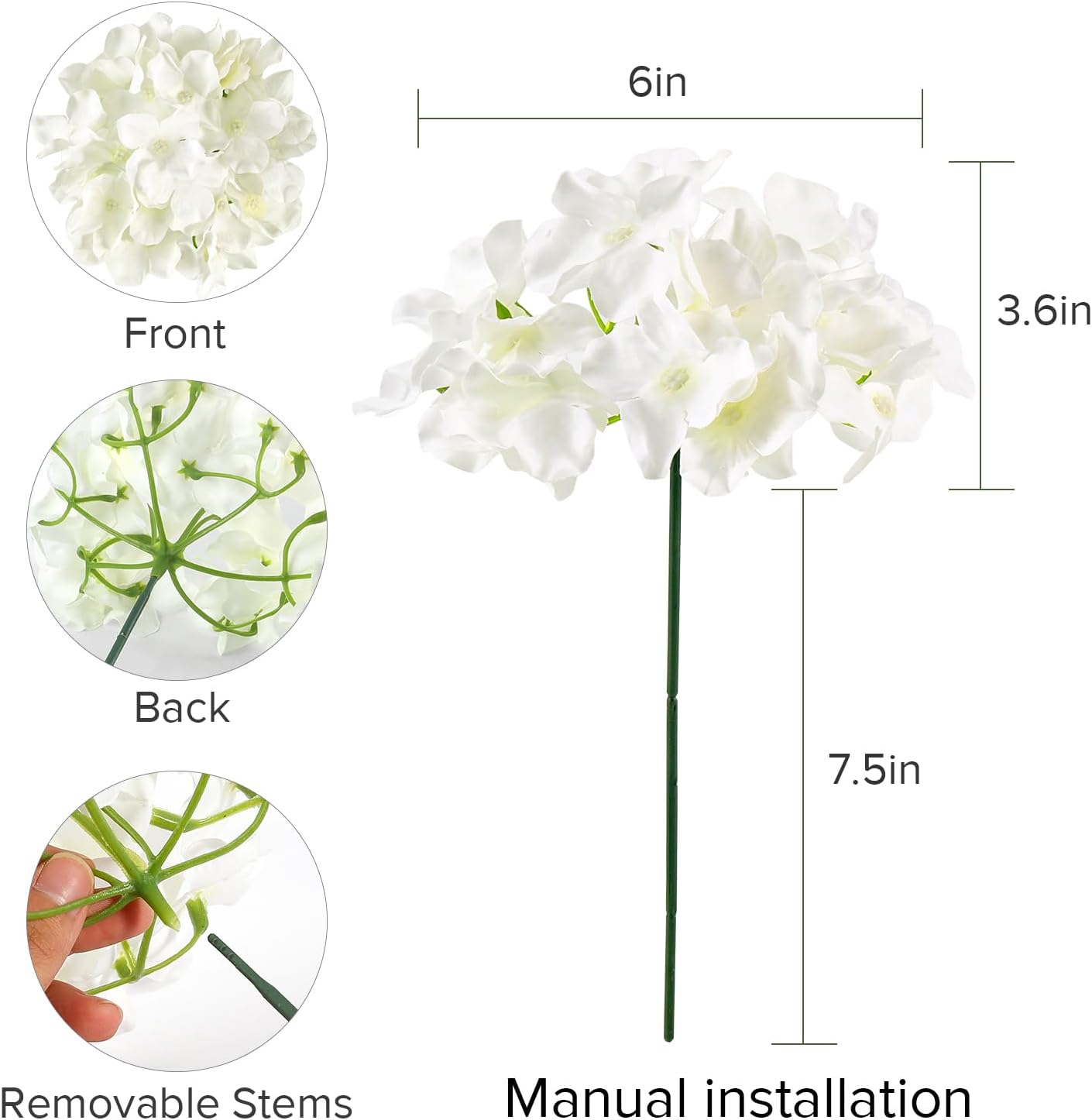 304 Piezas de Flores Artificia - Wedding Supply In Bulk reseña y precio
