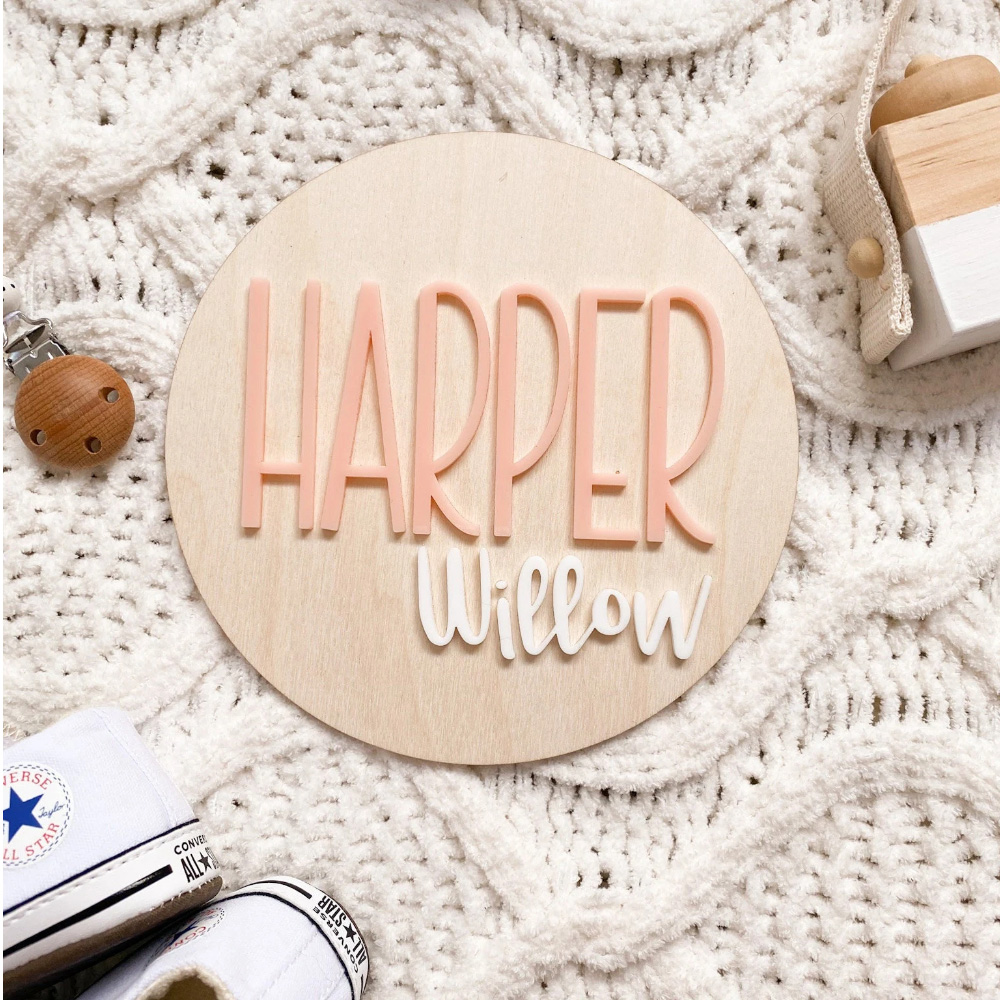 Placa de anuncio de nacimiento - Wedding Party Supply reseña y precio