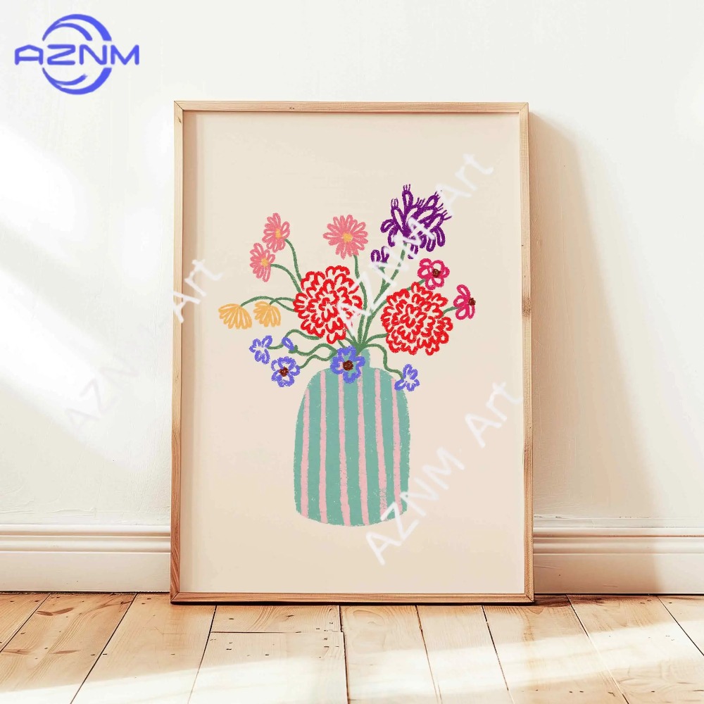 1/3 Piezas de Póster Abstracto - Flower Girl Basket reseña y precio