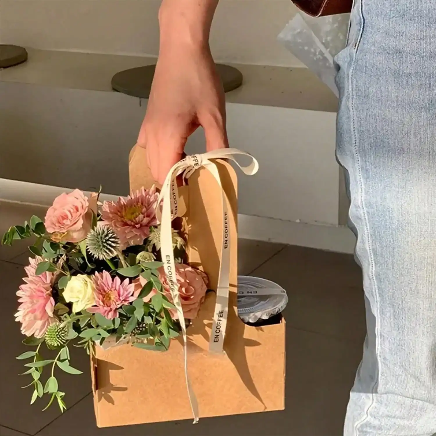 Bolsas de regalo de ramo de fl - Wedding Fountain reseña y precio