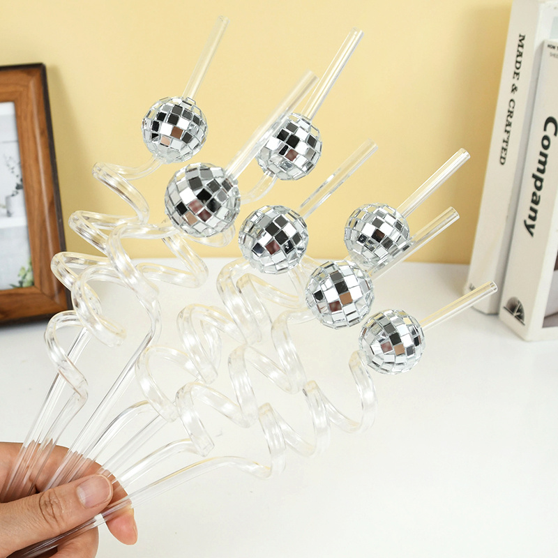 6 Pajitas de Espejo con Diseño - Wedding Fountain reseña y precio