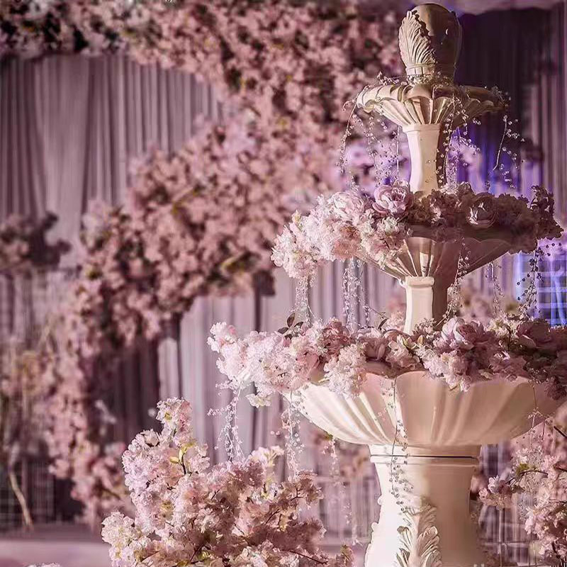 Fuente fina de fibra de vidrio - Wedding Fountain reseña y precio