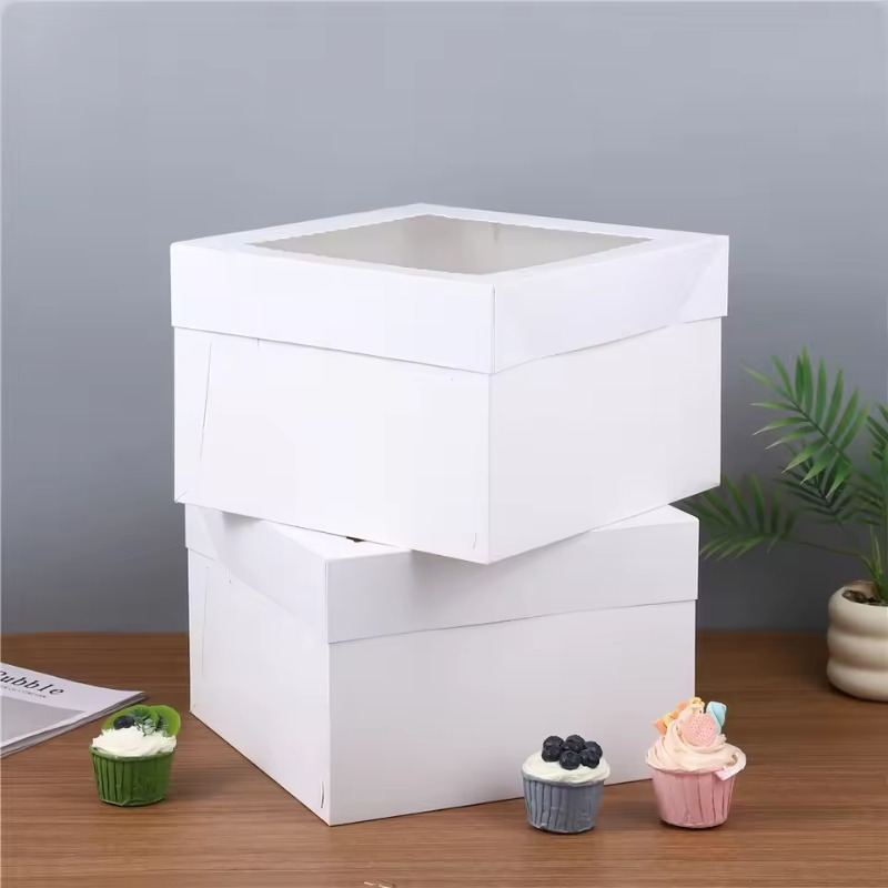 Cajas de Pastel Blancas Desech - Wedding Supply Decor reseña y precio