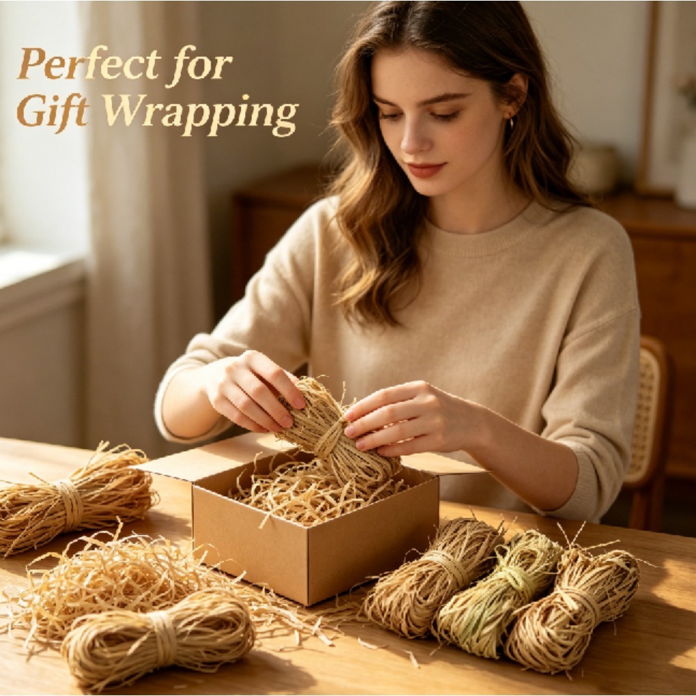 Relleno de Rafia Natural Vinta - Wedding Supply Decor reseña y precio