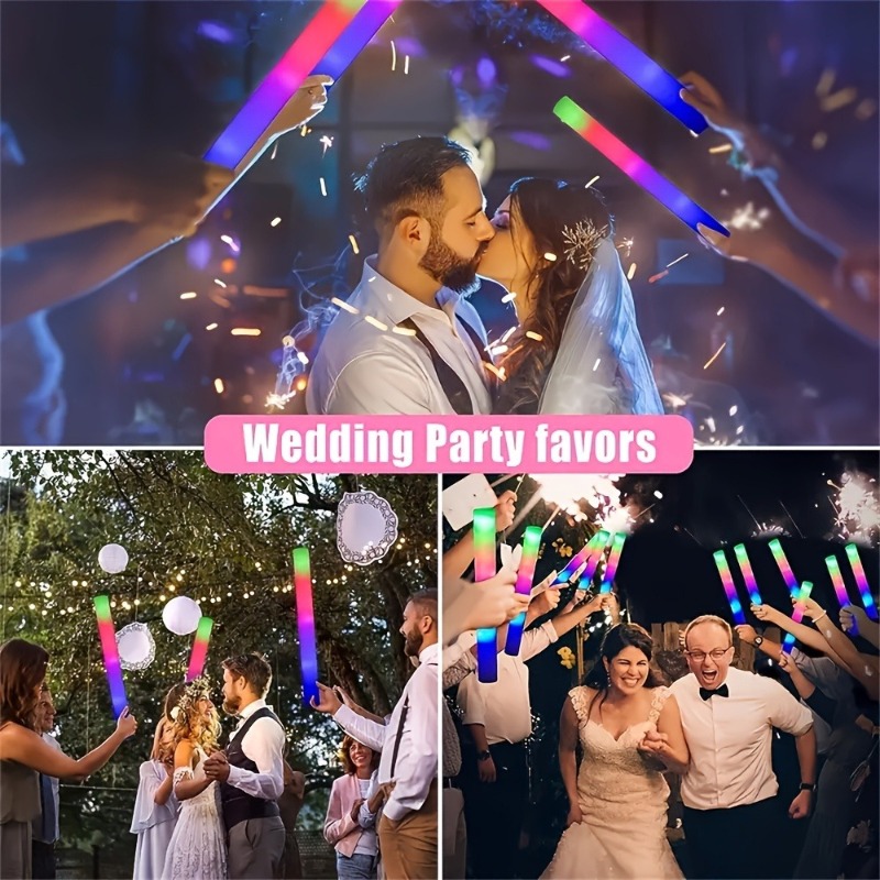 Palos de espuma LED reutilizab - Wedding Power Supply reseña y precio