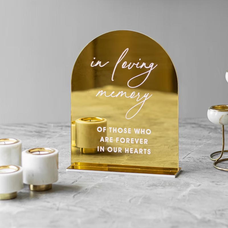 Juego de 4 letreros de boda, l - Table Number Gold reseña y precio