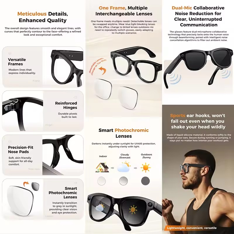 Gafas Inteligentes con Banco d - Wedding Power Supply reseña y precio