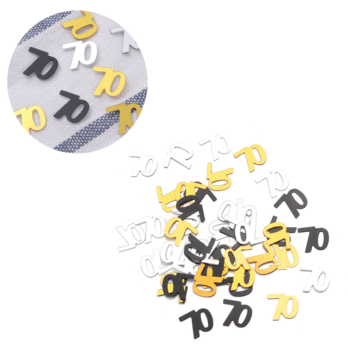 1200 Piezas de Confeti Numéric - Table Number Gold reseña y precio