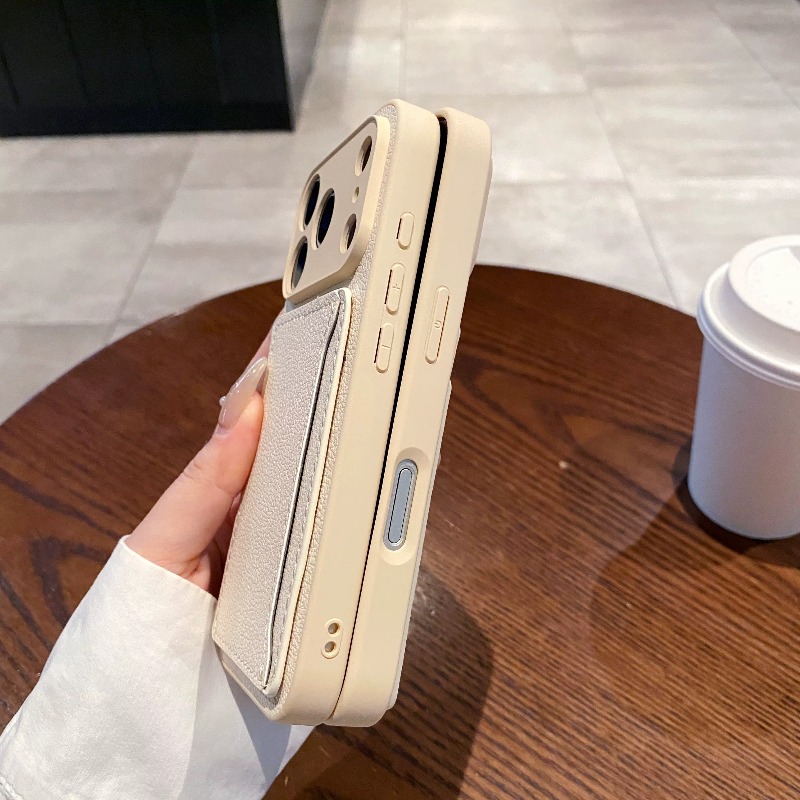 Funda de cuero PU para teléfon - Place Card Holder reseña y precio