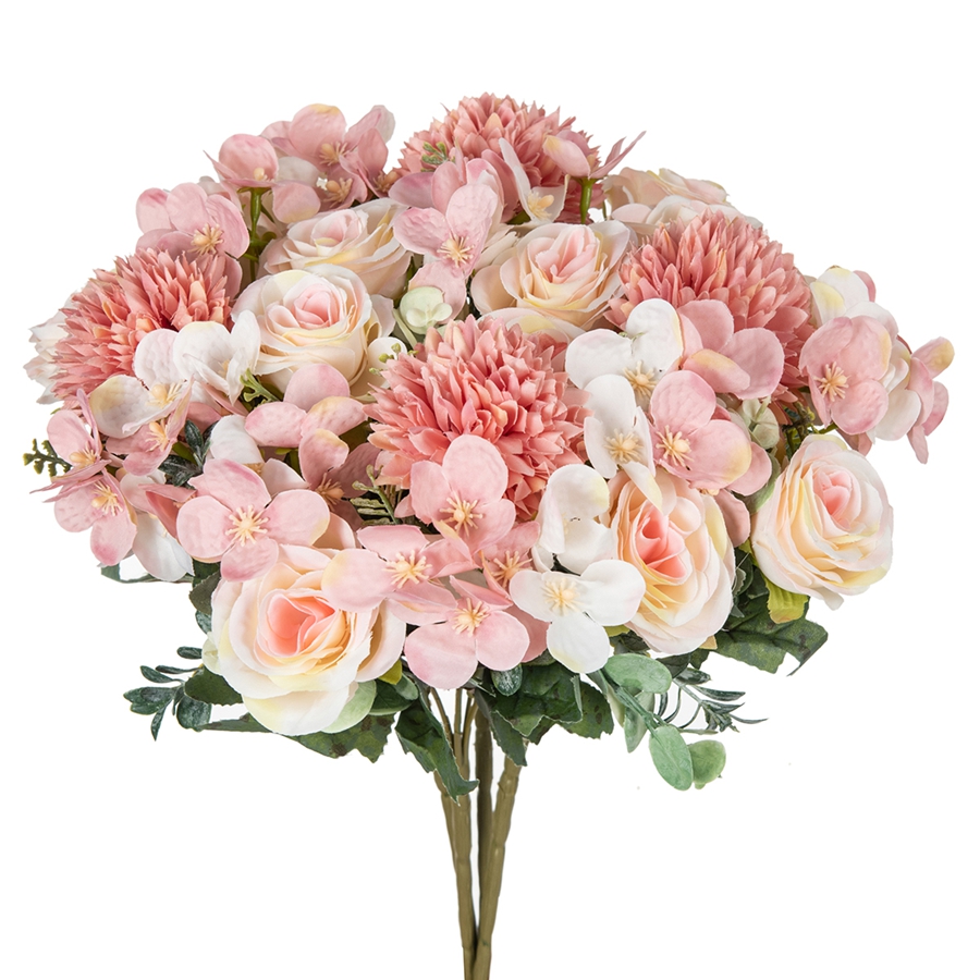 Ramo de novia de seda de crisa - Flower Girl Basket reseña y precio