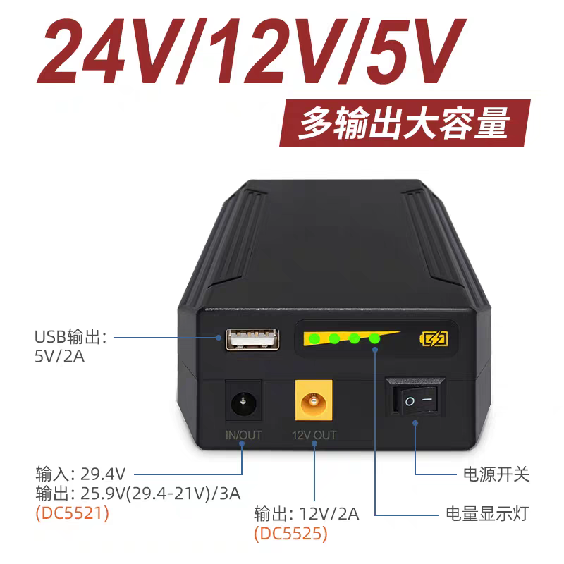 Batería USB de iones de litio  - Wedding Power Supply reseña y precio