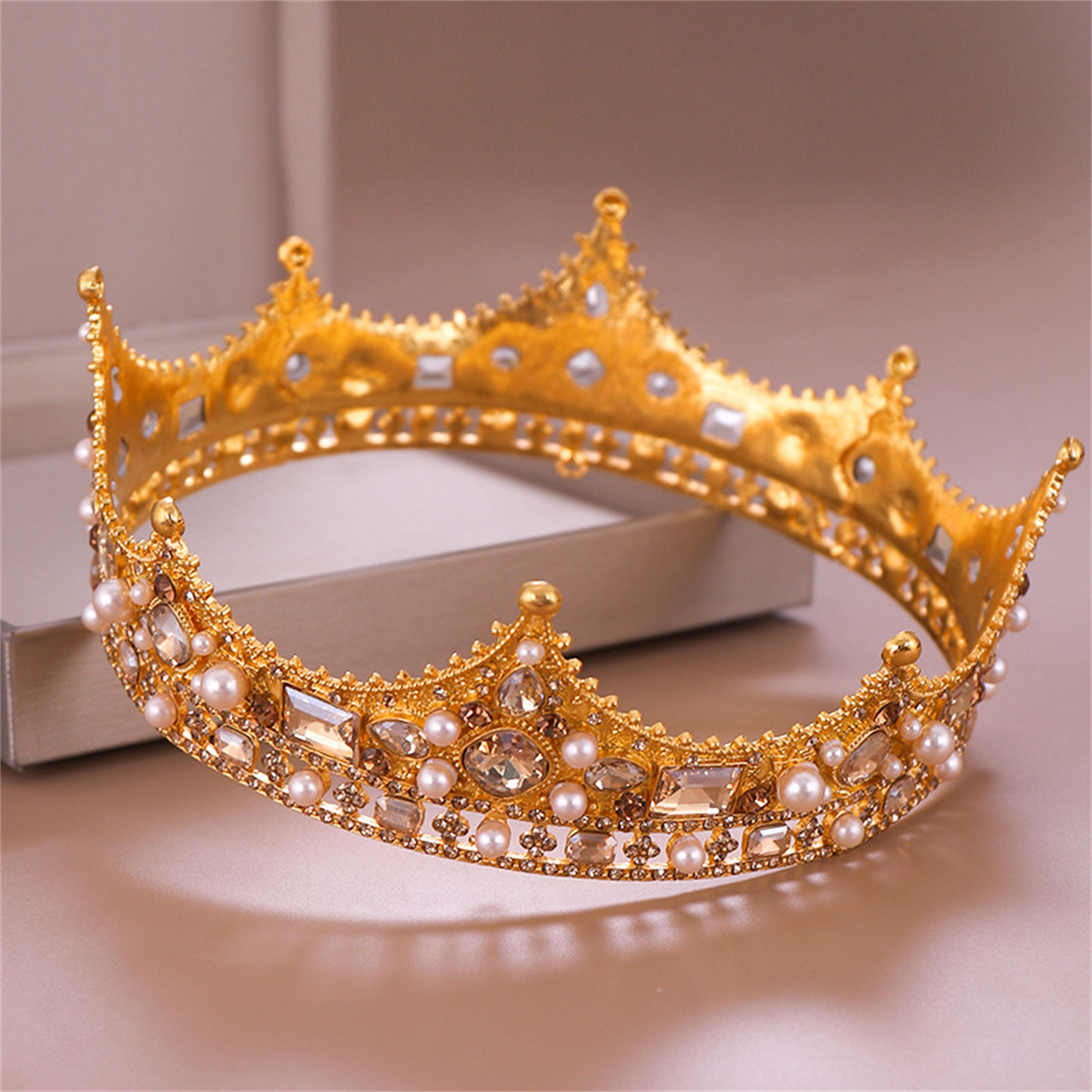 Corona nupcial de diamantes de - Wedding Supply Decor reseña y precio