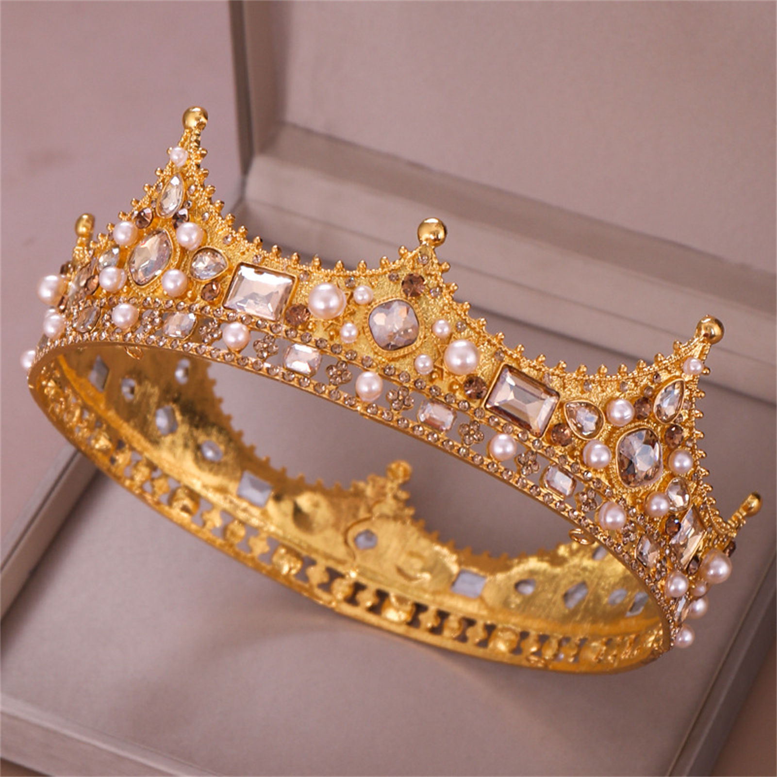 Corona nupcial de diamantes de - Wedding Supply Decor reseña y precio