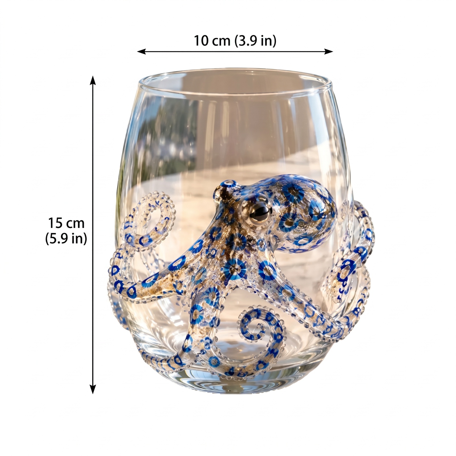 Vaso de Vidrio Artesanal con D - Wedding Fountain reseña y precio